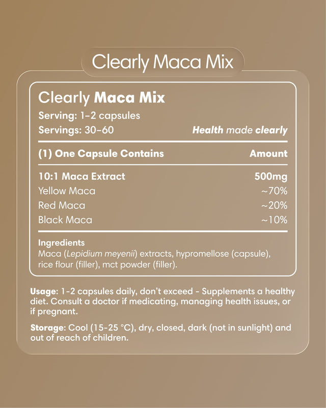  Clearly - Maca Mix